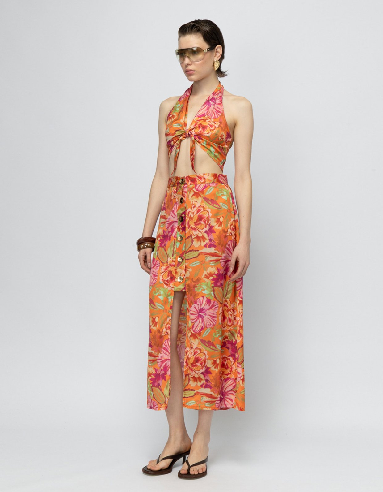 Mallory the label Salt kiss floral top