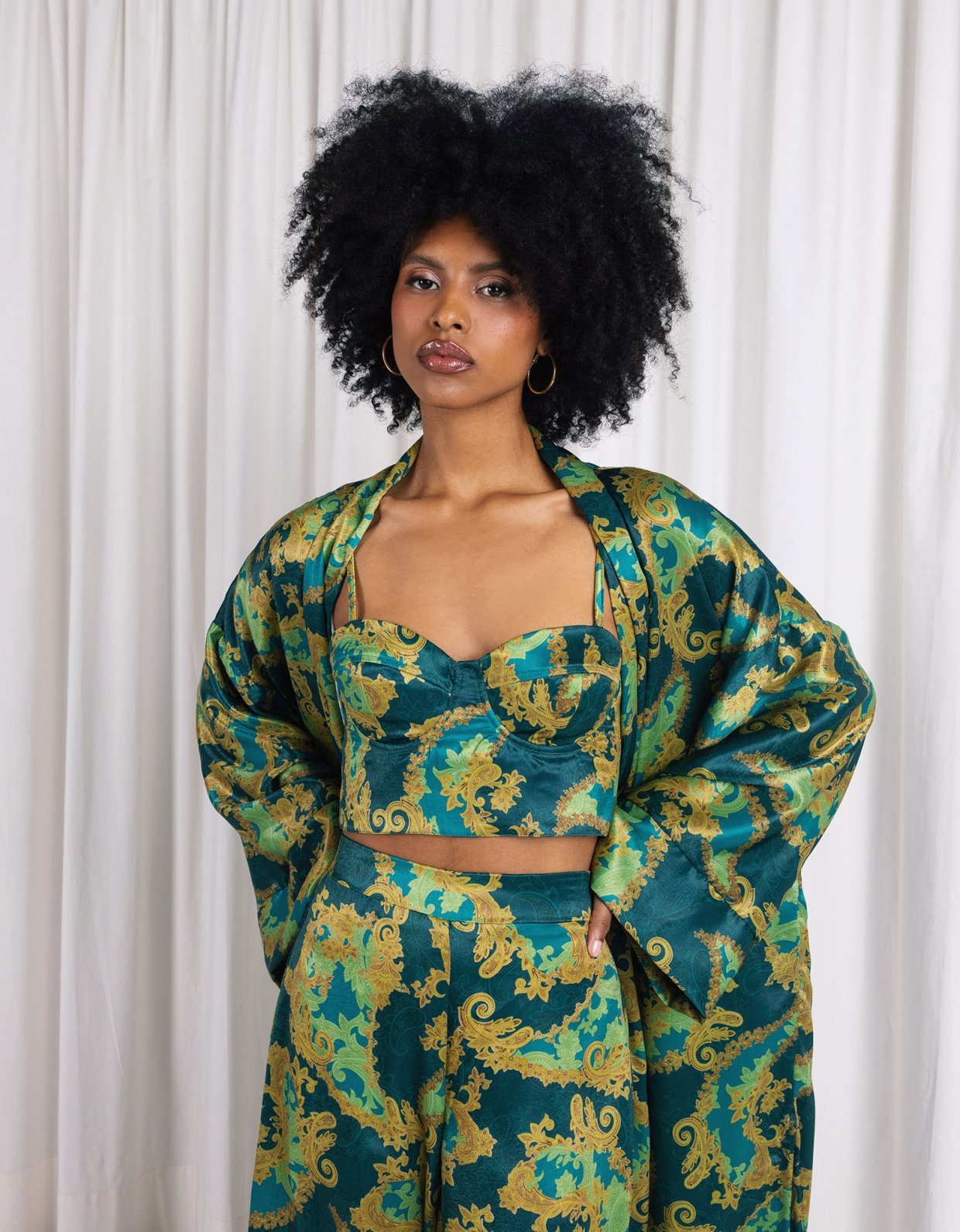 Abstracto Saphira kimono