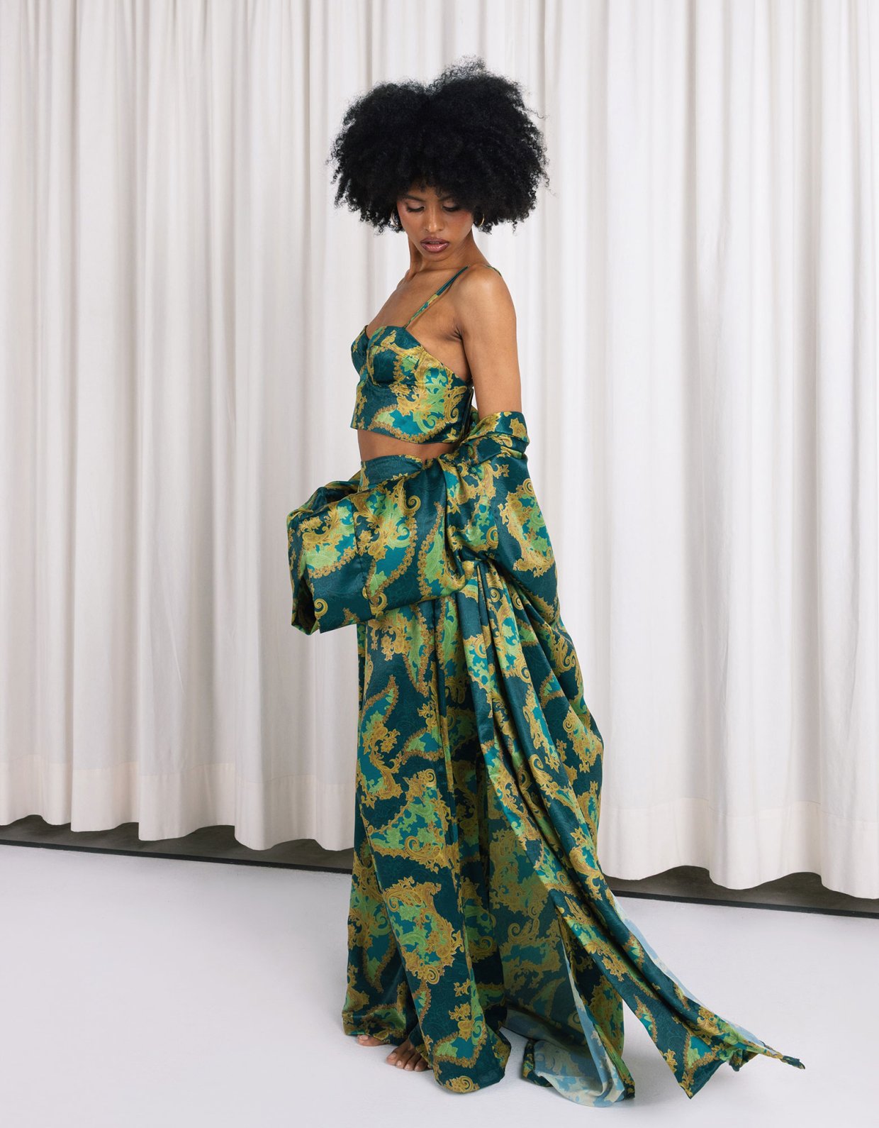 Abstracto Saphira kimono