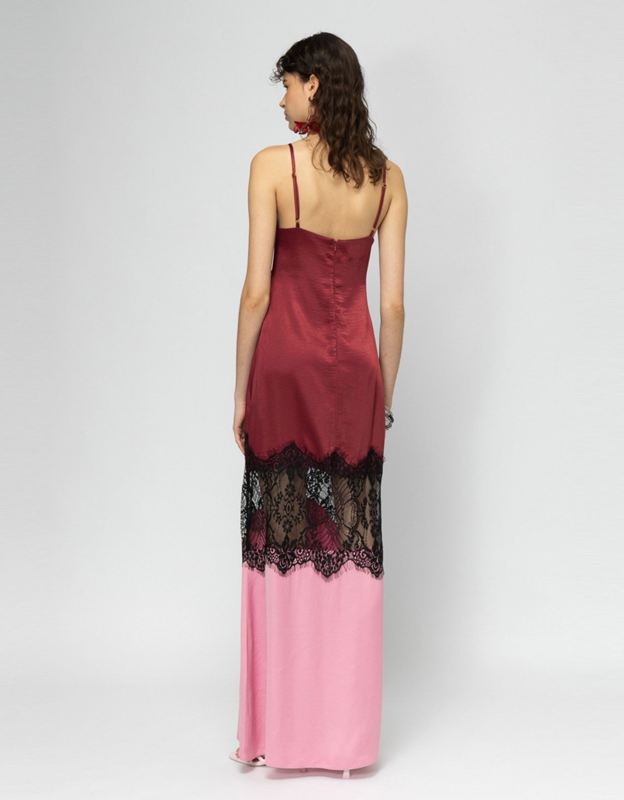 Mallory the label Savai bordeaux dress