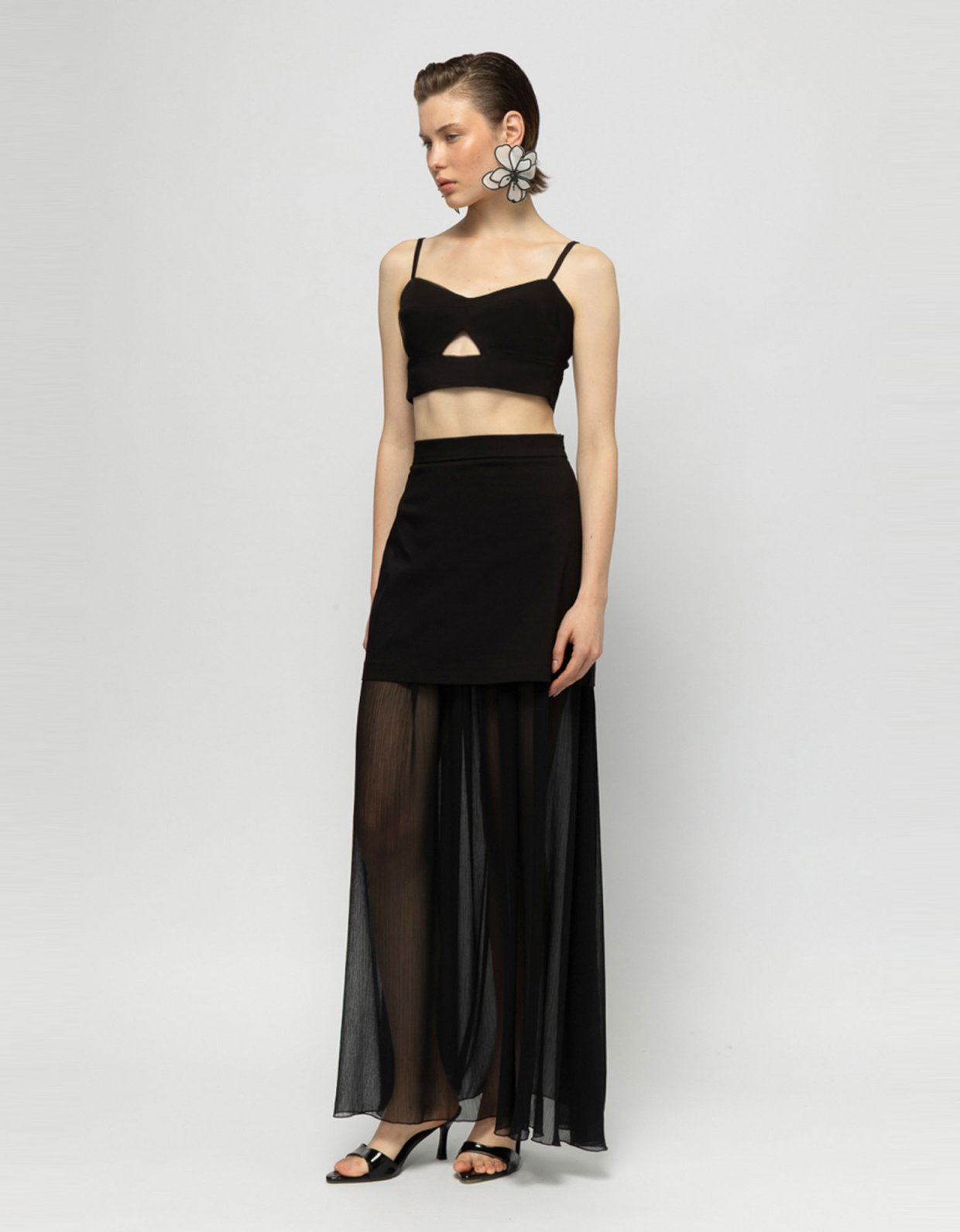 Mallory the label Drago top black