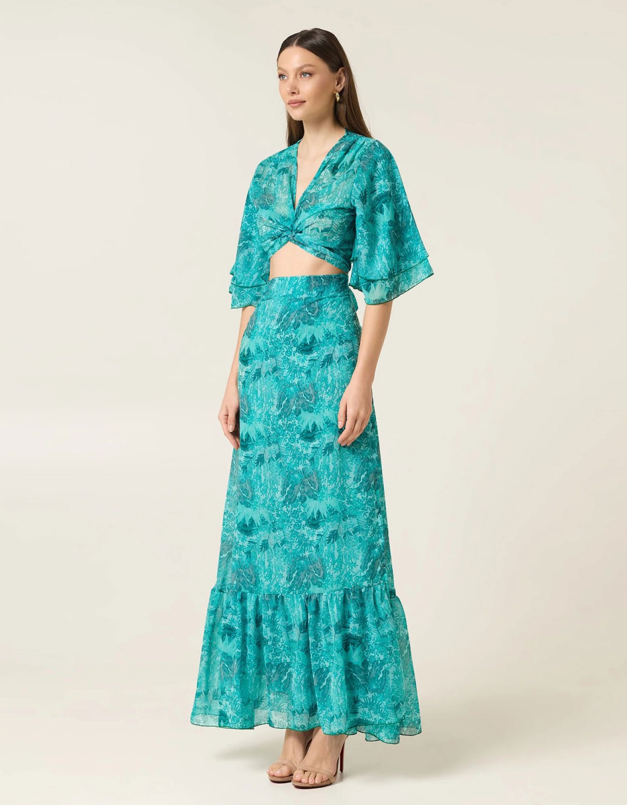 Eveleya Serafina maxi wrap skirt