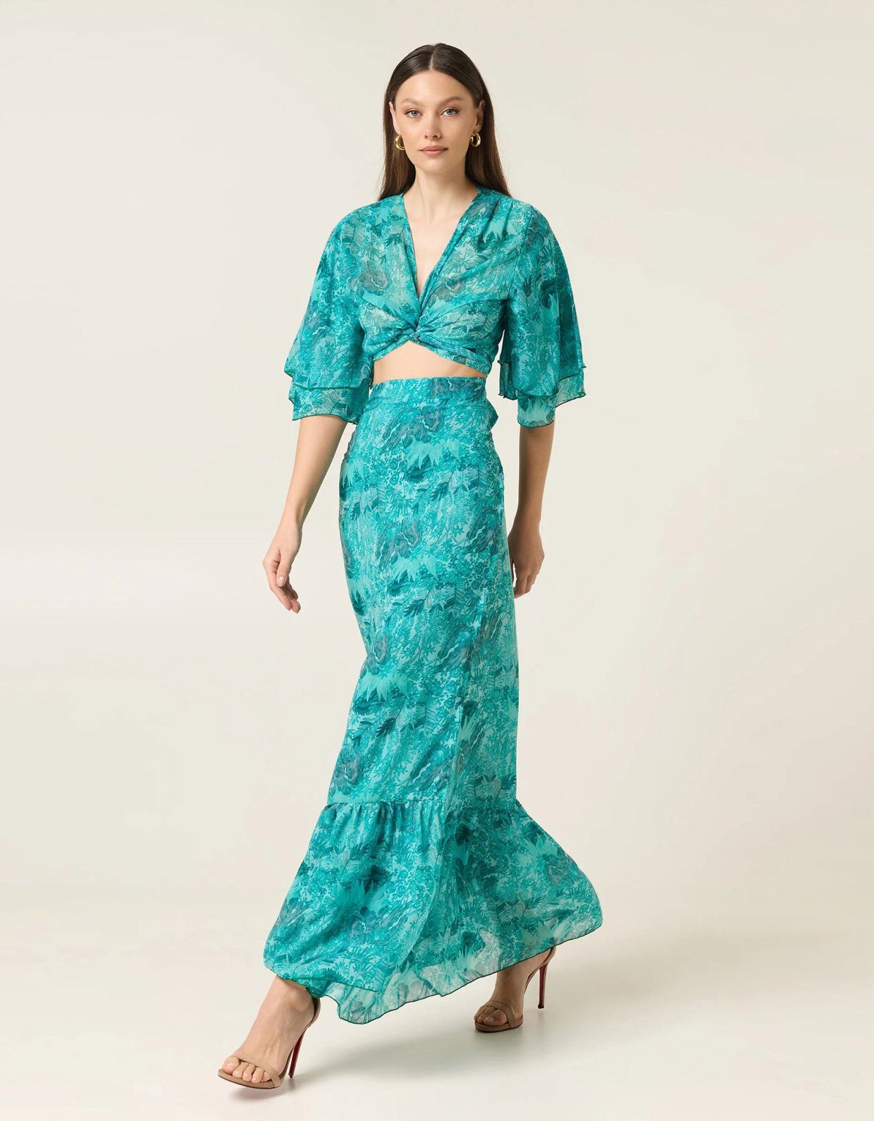Eveleya Serafina maxi wrap skirt