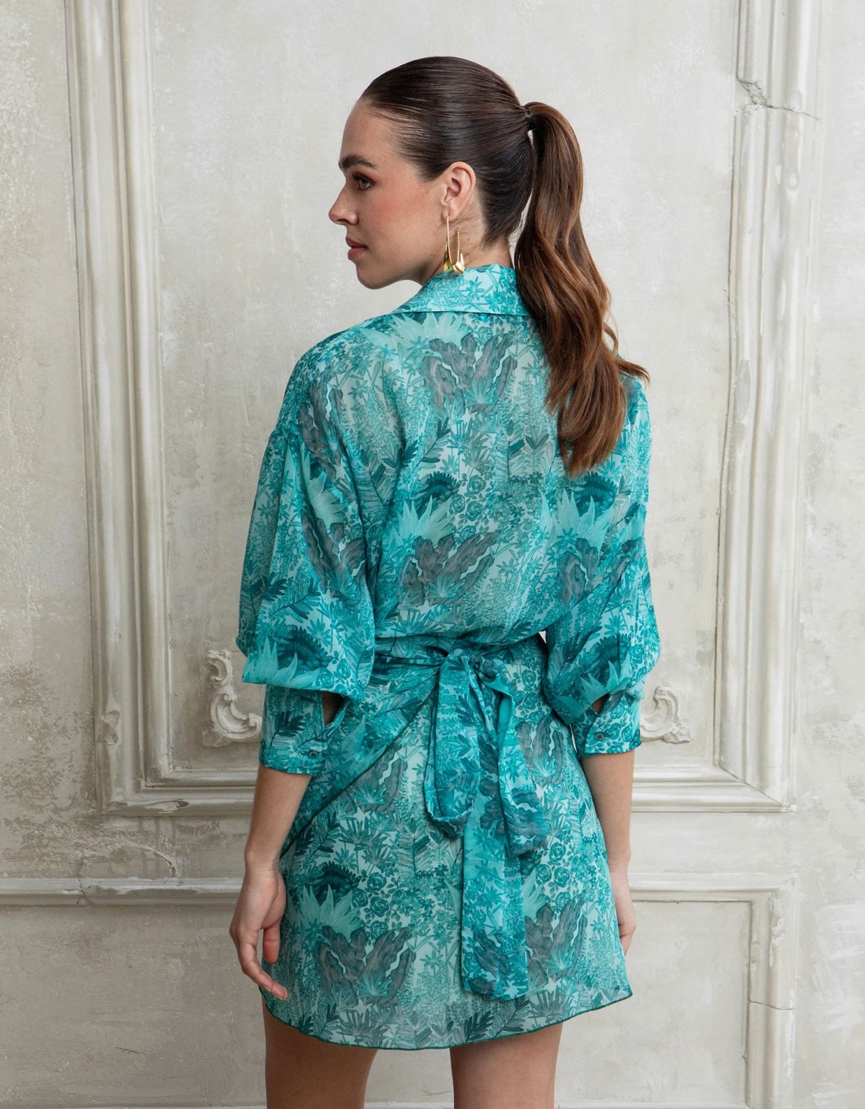 Eveleya Serafina mini wrap skirt