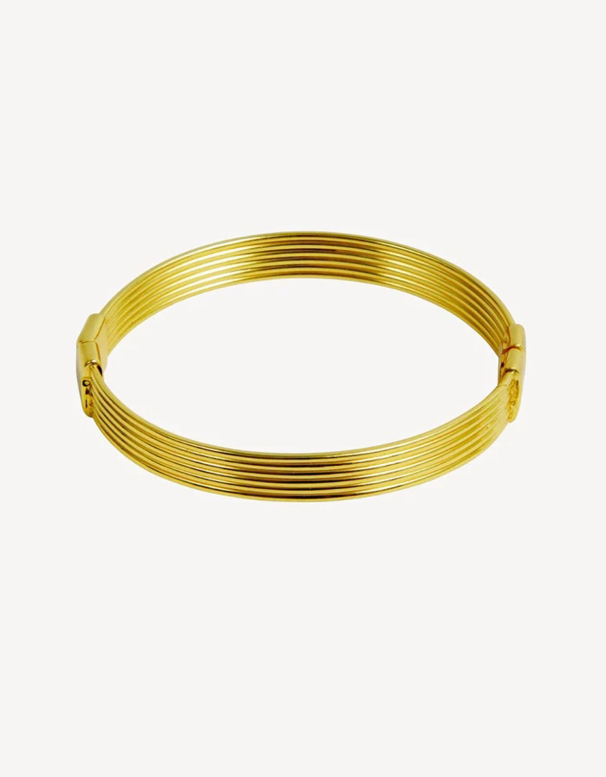 Moncollier Serengueti gold cuff bracelet
