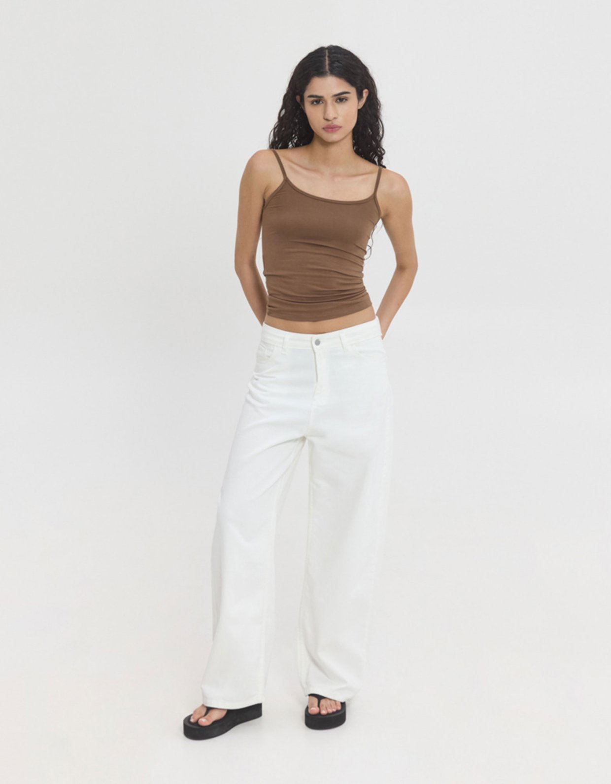 Sunset go Silia top brown