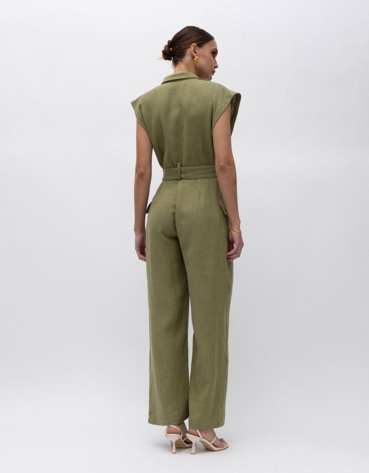 Mallory the label Apu jumpsuit olive