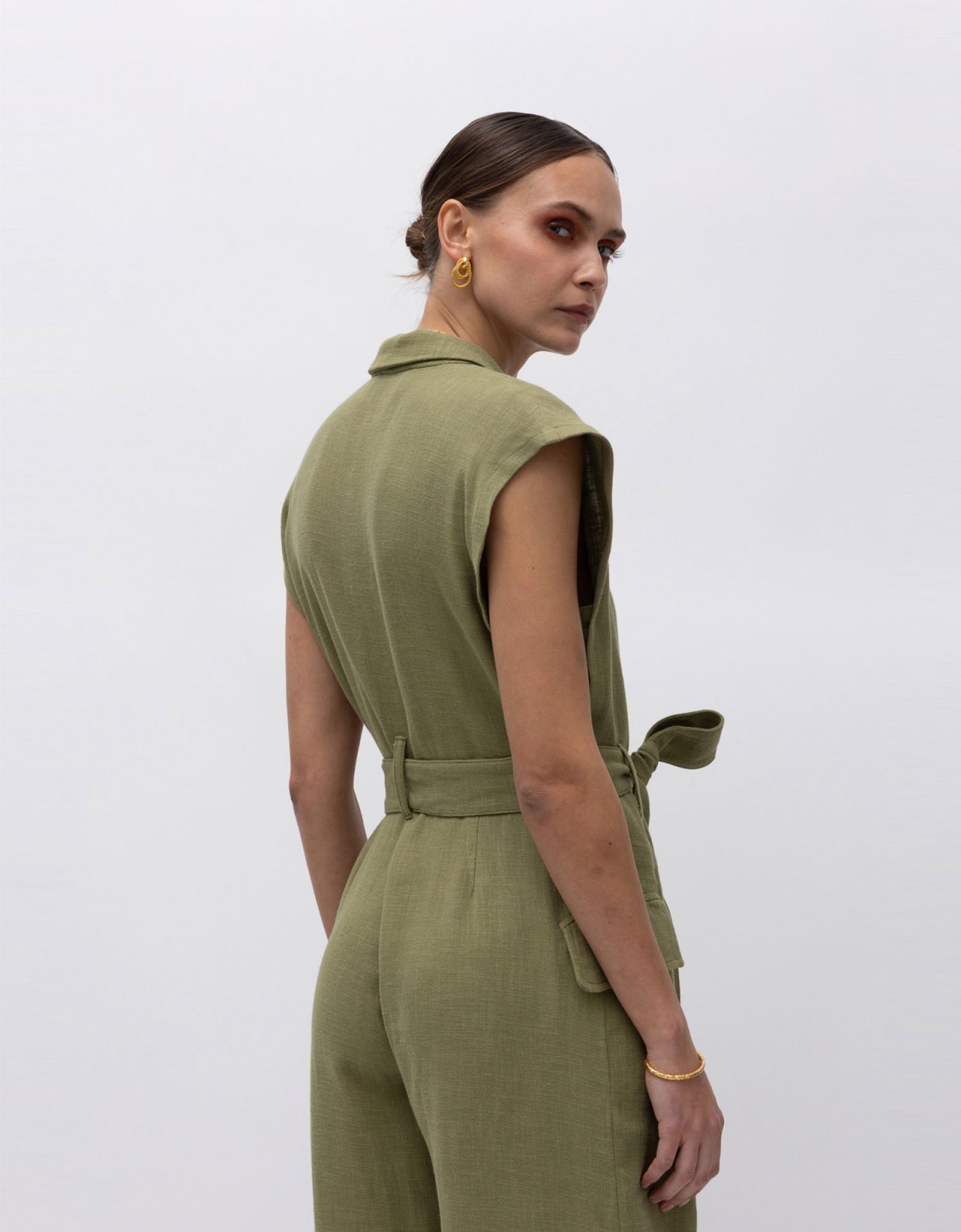 Mallory the label Apu jumpsuit olive