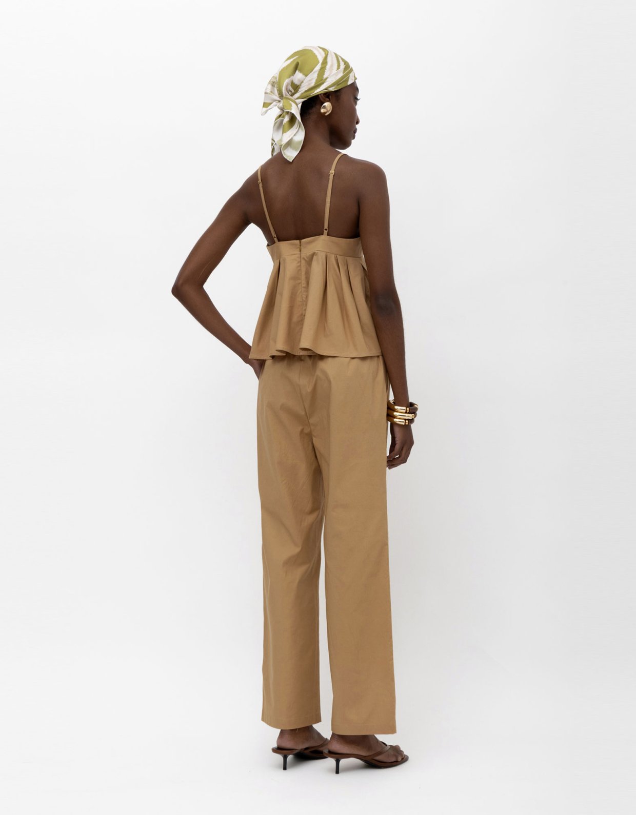 Mallory the label Bahari pants brown