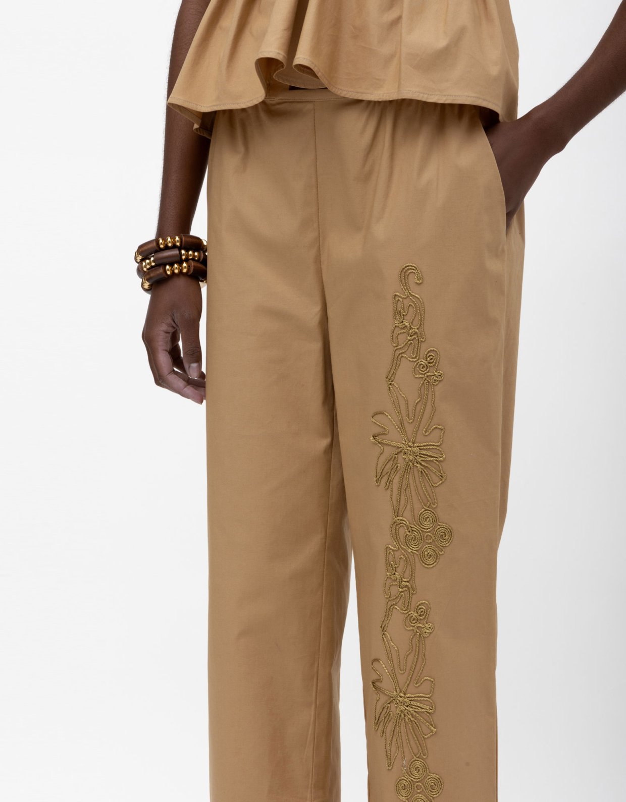 Mallory the label Bahari pants brown