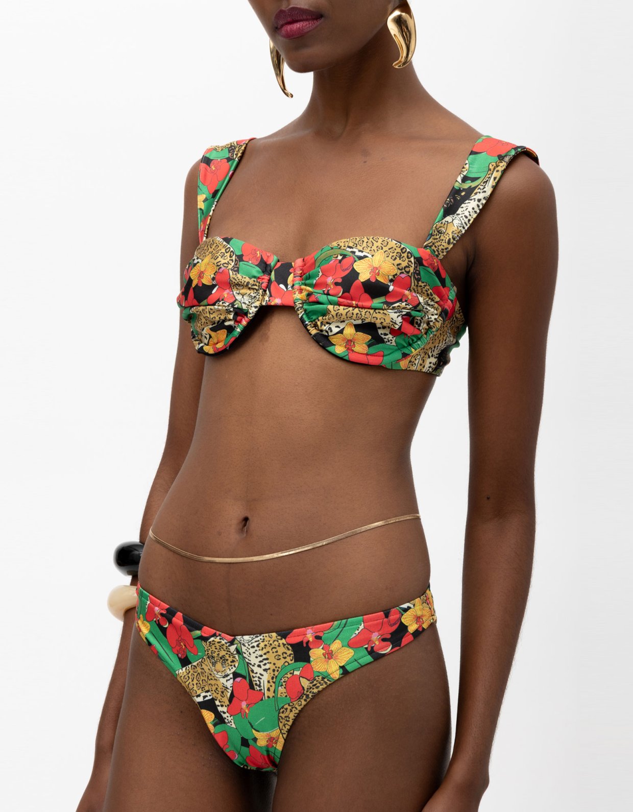 Mallory the label Kibo bikini red tiger