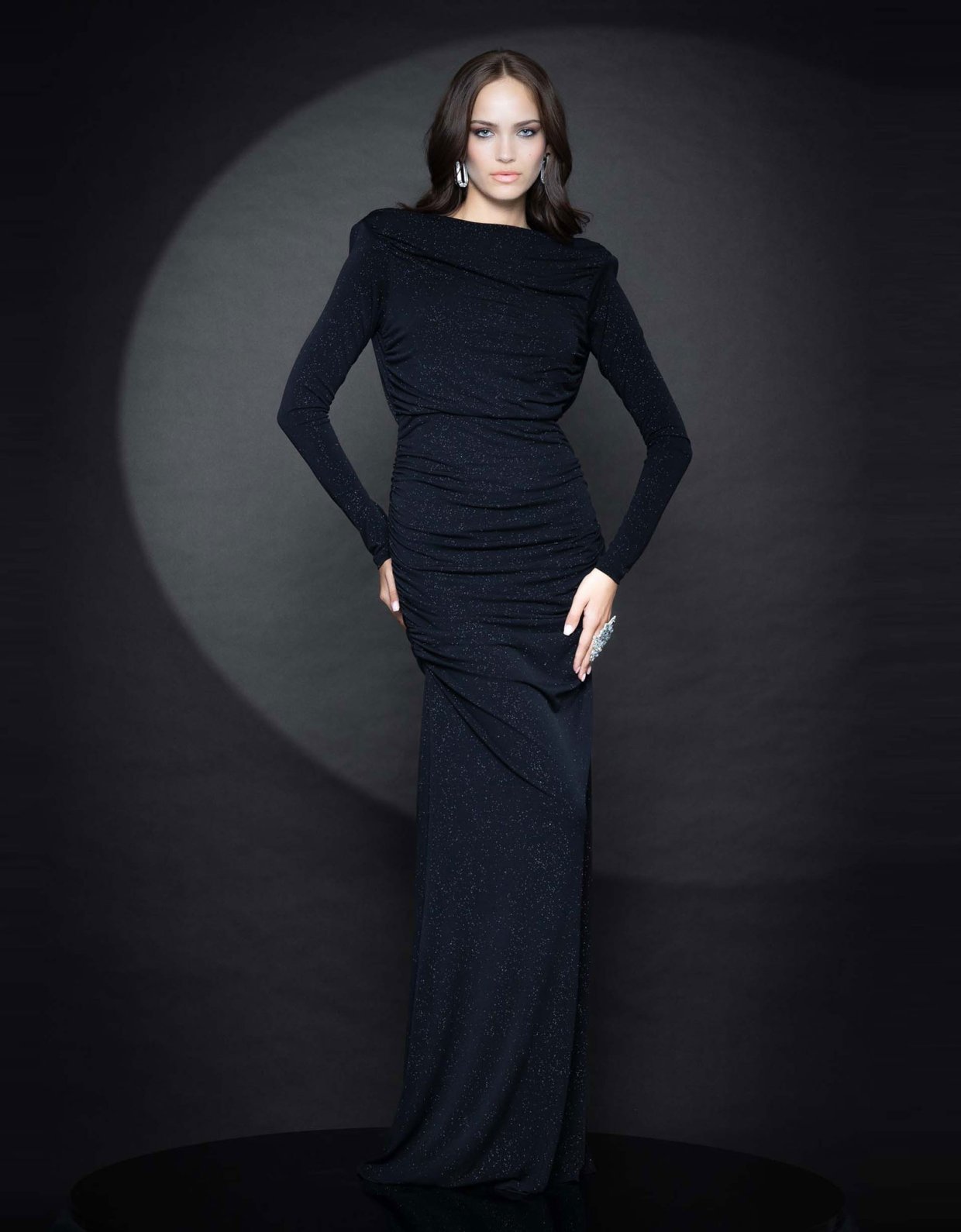 Foreveryoung Tamara glitter dress black
