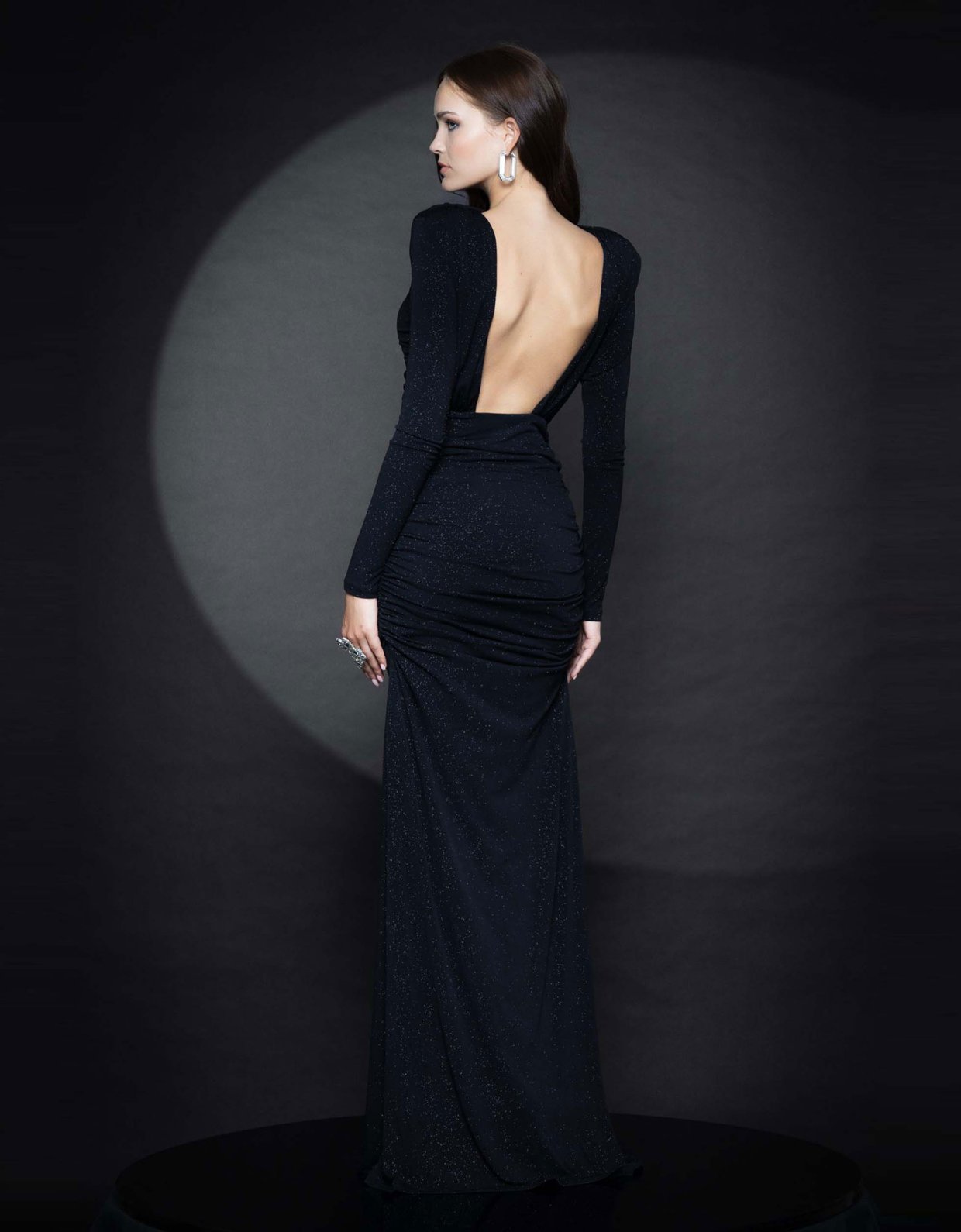 Foreveryoung Tamara glitter dress black