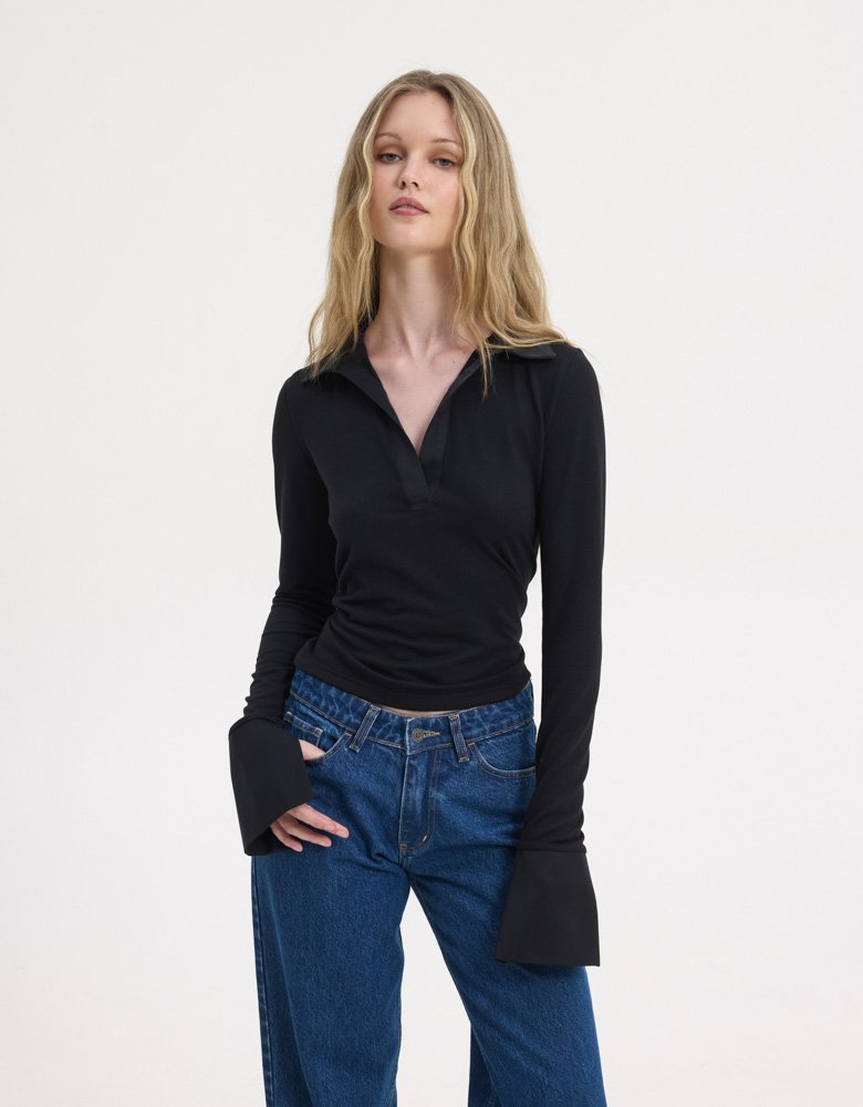 Sunset go Alexia top black