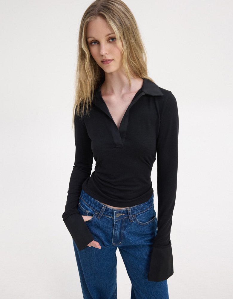 Sunset go Alexia top black