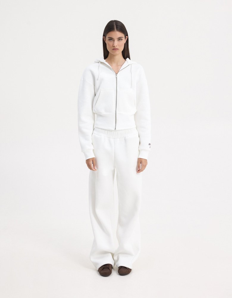 Sunset go Zen hoodie white