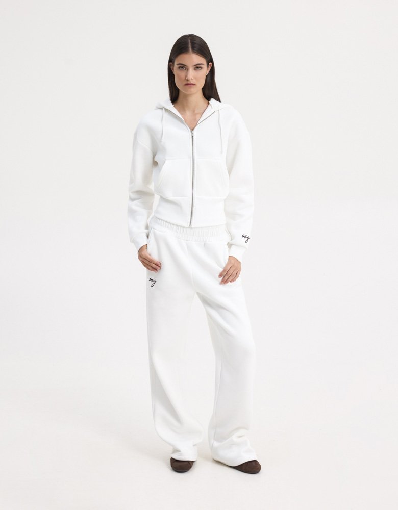 Sunset go Zen sweatpants white