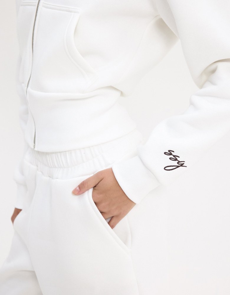 Sunset go Zen hoodie white