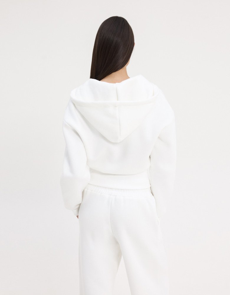 Sunset go Zen hoodie white