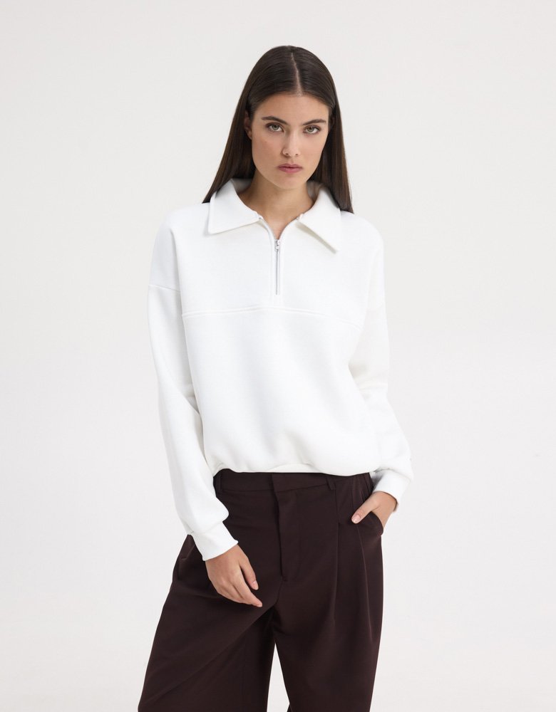 Sunset go Sunsetgo sweatshirt white