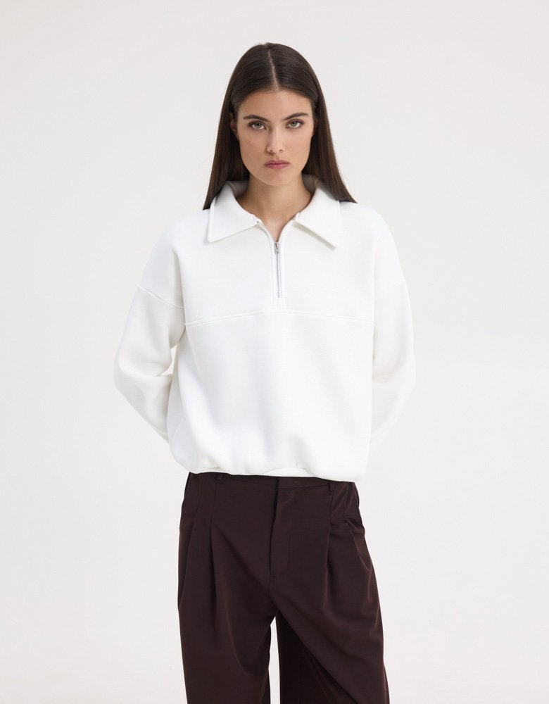 Sunset go Sunsetgo sweatshirt white
