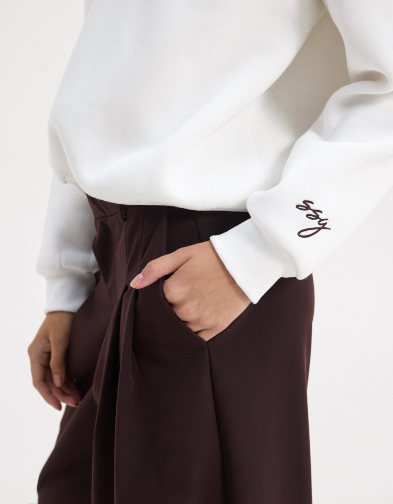 Sunset go Sunsetgo sweatshirt white