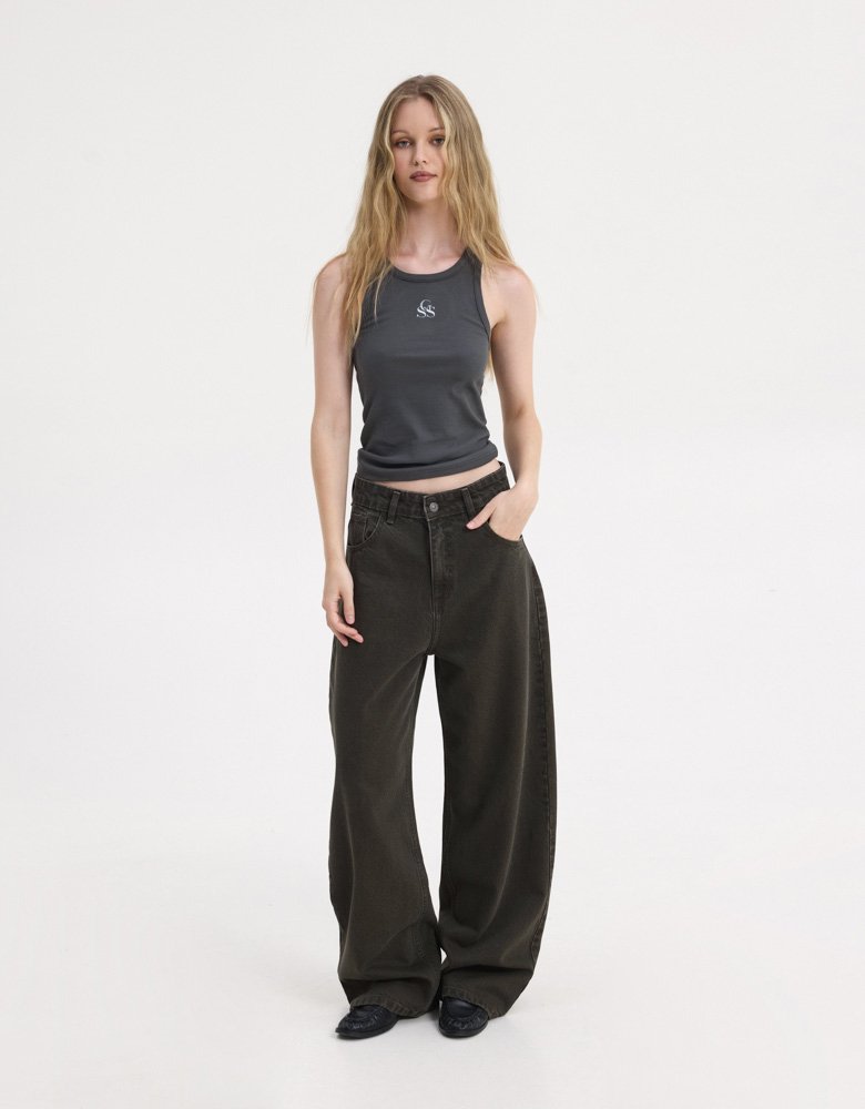 Sunset go SSG tank top dark grey