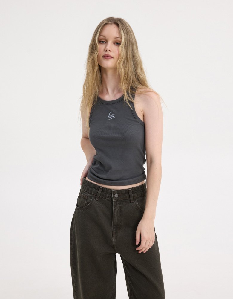 Sunset go SSG tank top dark grey