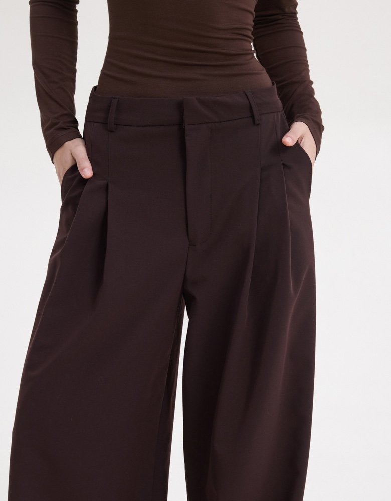 Sunset go Lauryn pants dark brown