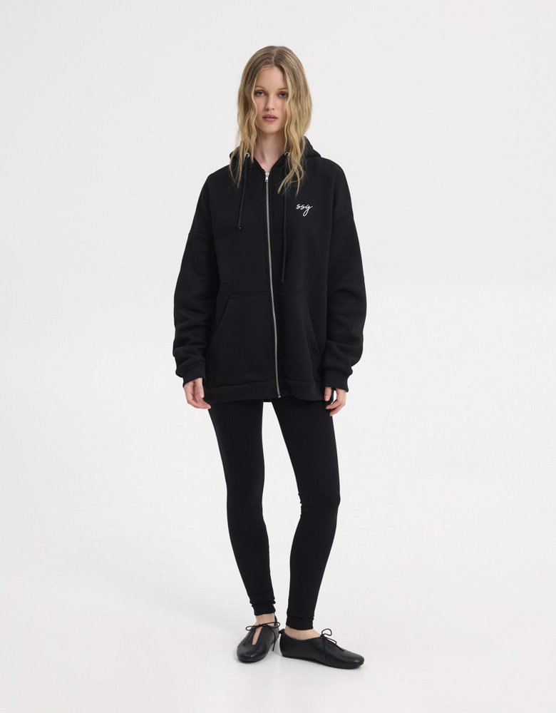 Sunset go Rue hoodie black