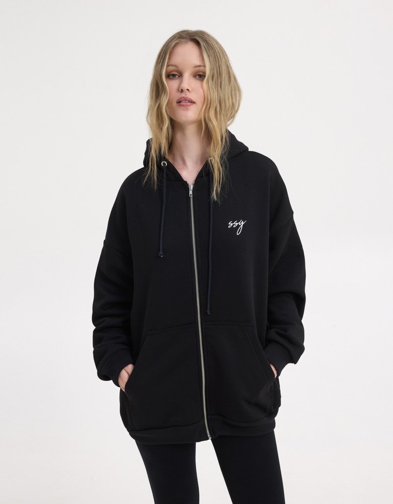 Sunset go Rue hoodie black