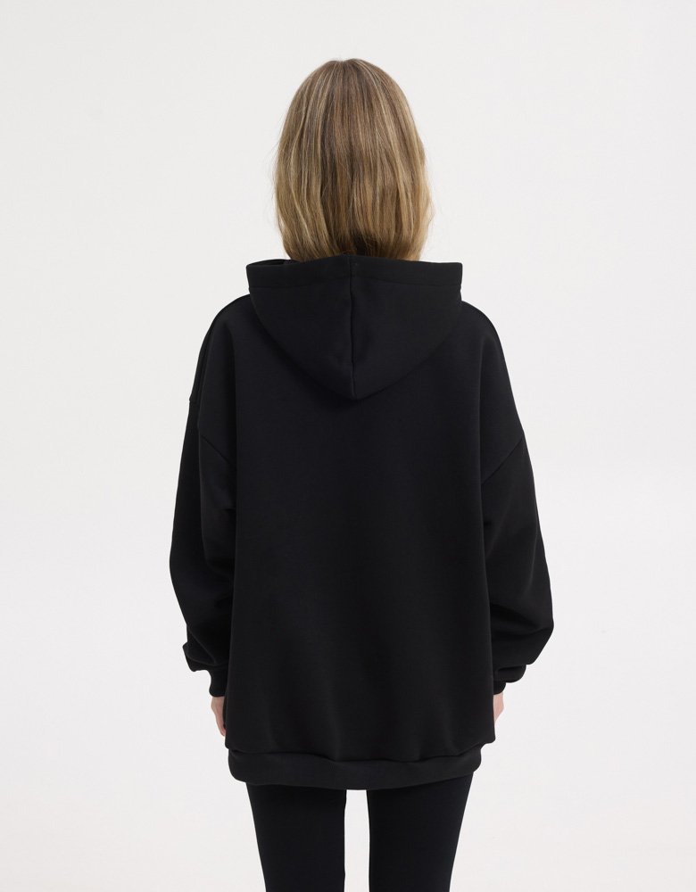 Sunset go Rue hoodie black