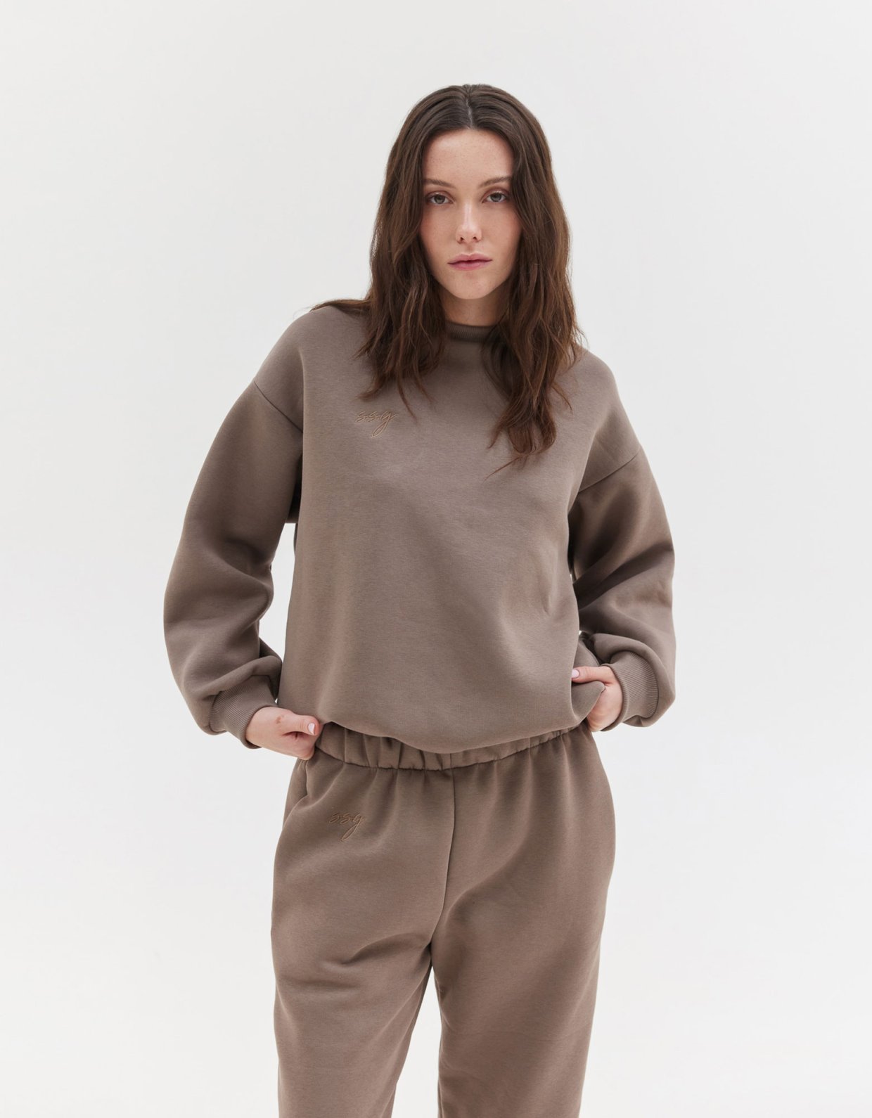 Sunset go Mabel sweatpants hazelnut