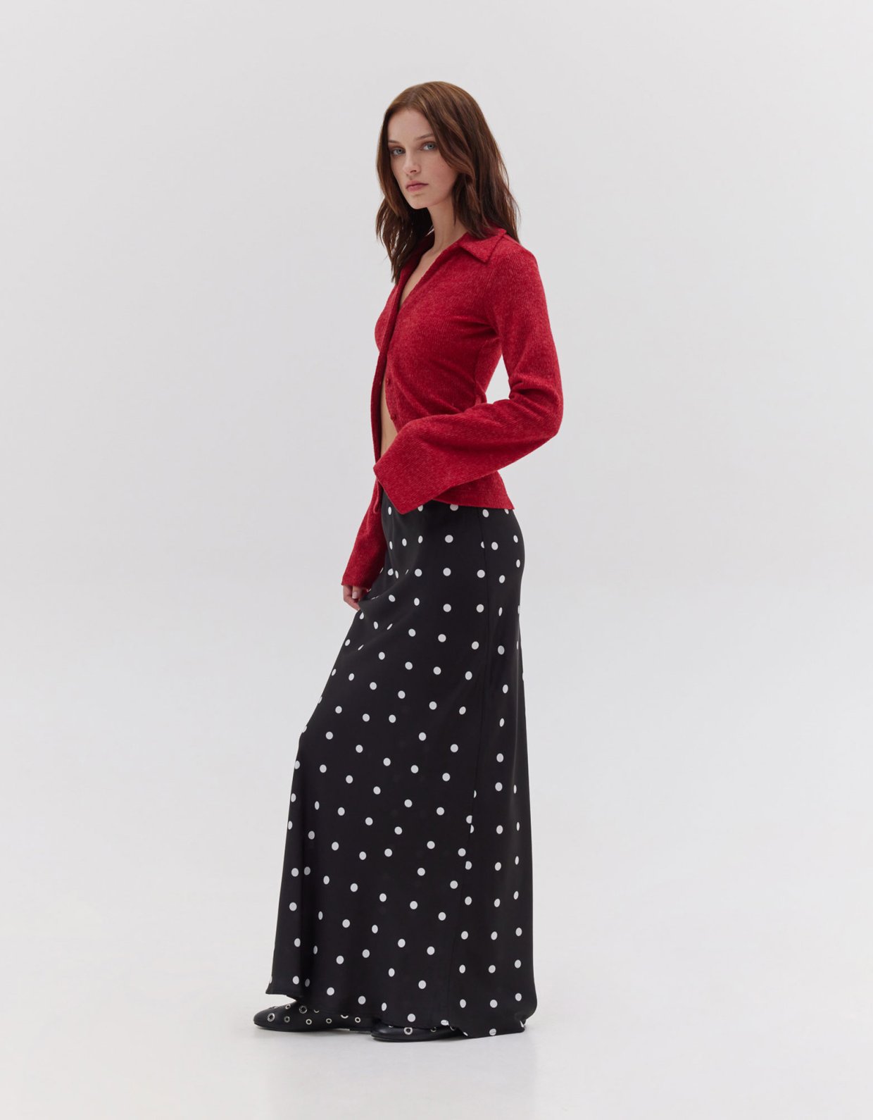 Sunset go Christy skirt polka dots