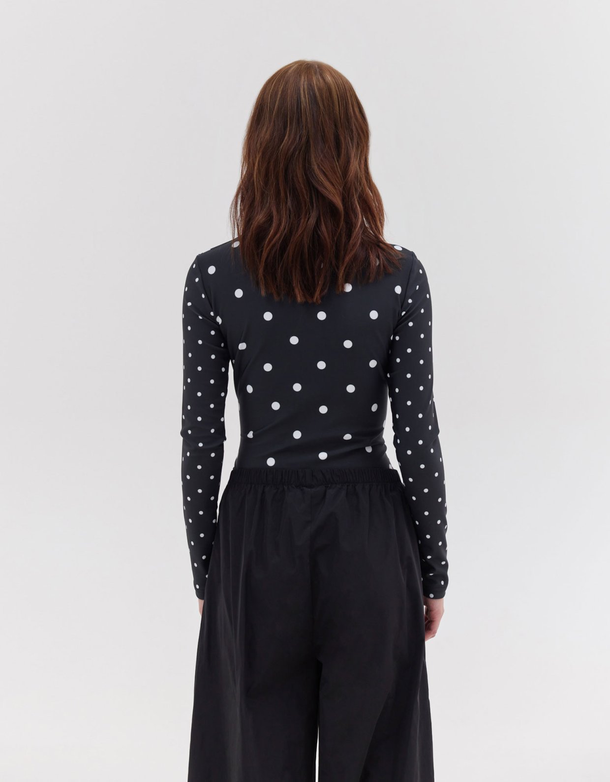 Sunset go Gilda top polka dots