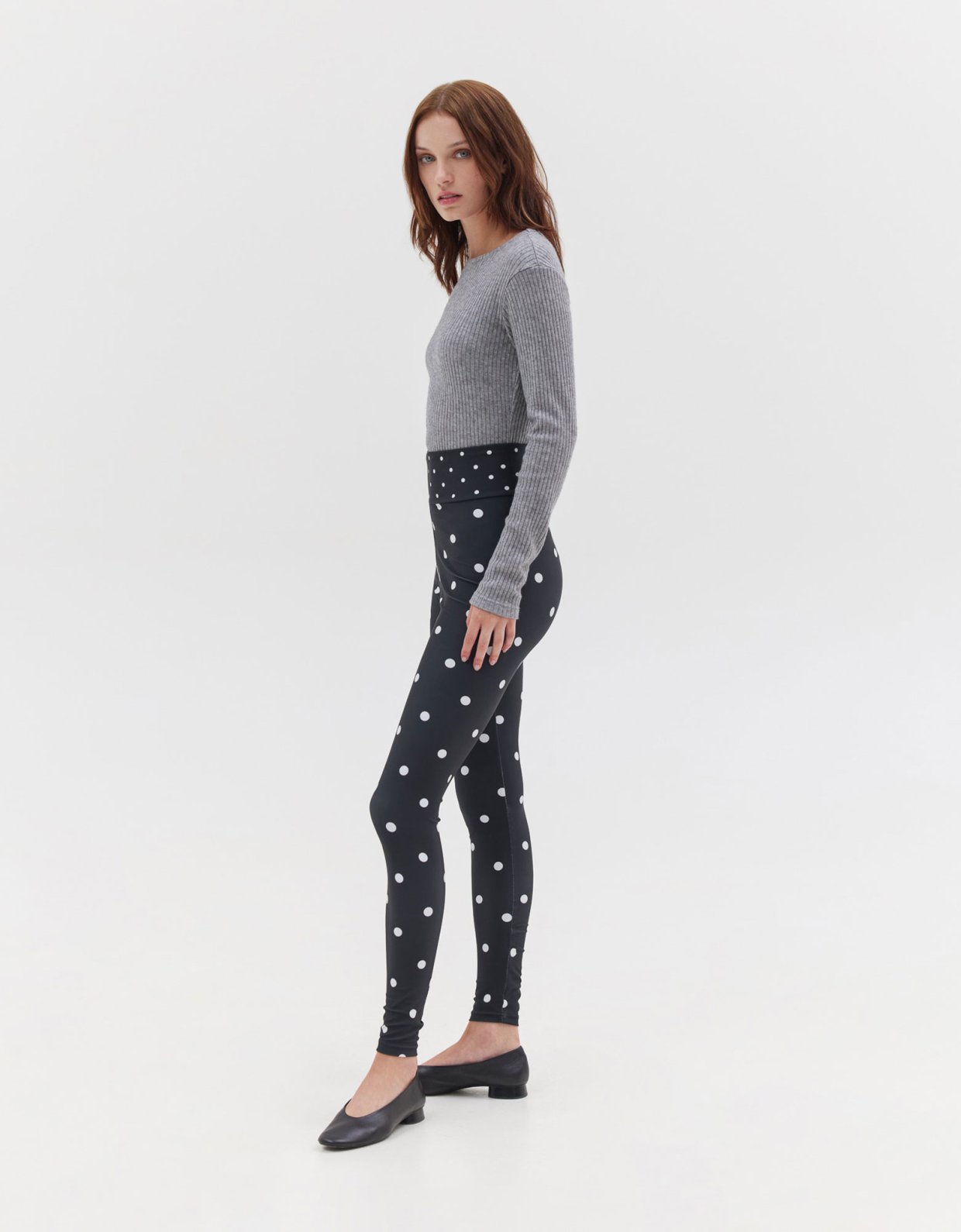 Sunset go Charrie leggings polka dots