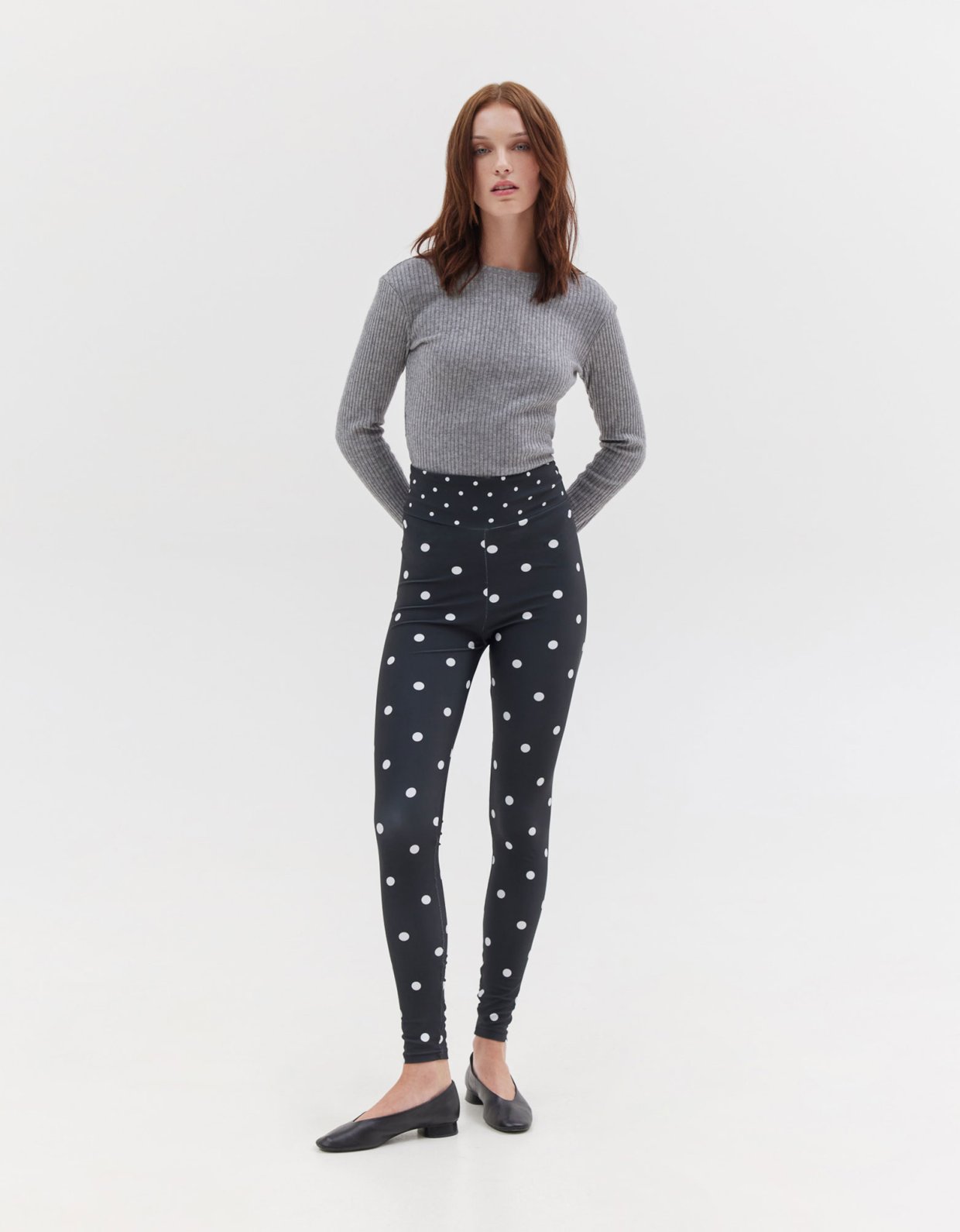 Sunset go Charrie leggings polka dots