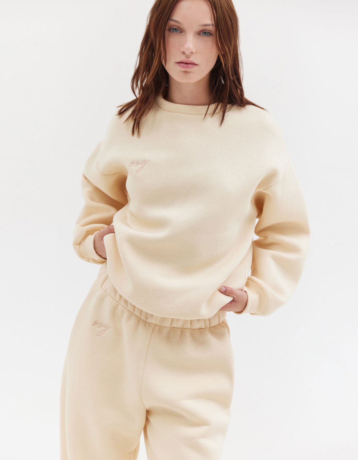 Sunset go Mabel sweatshirt butter