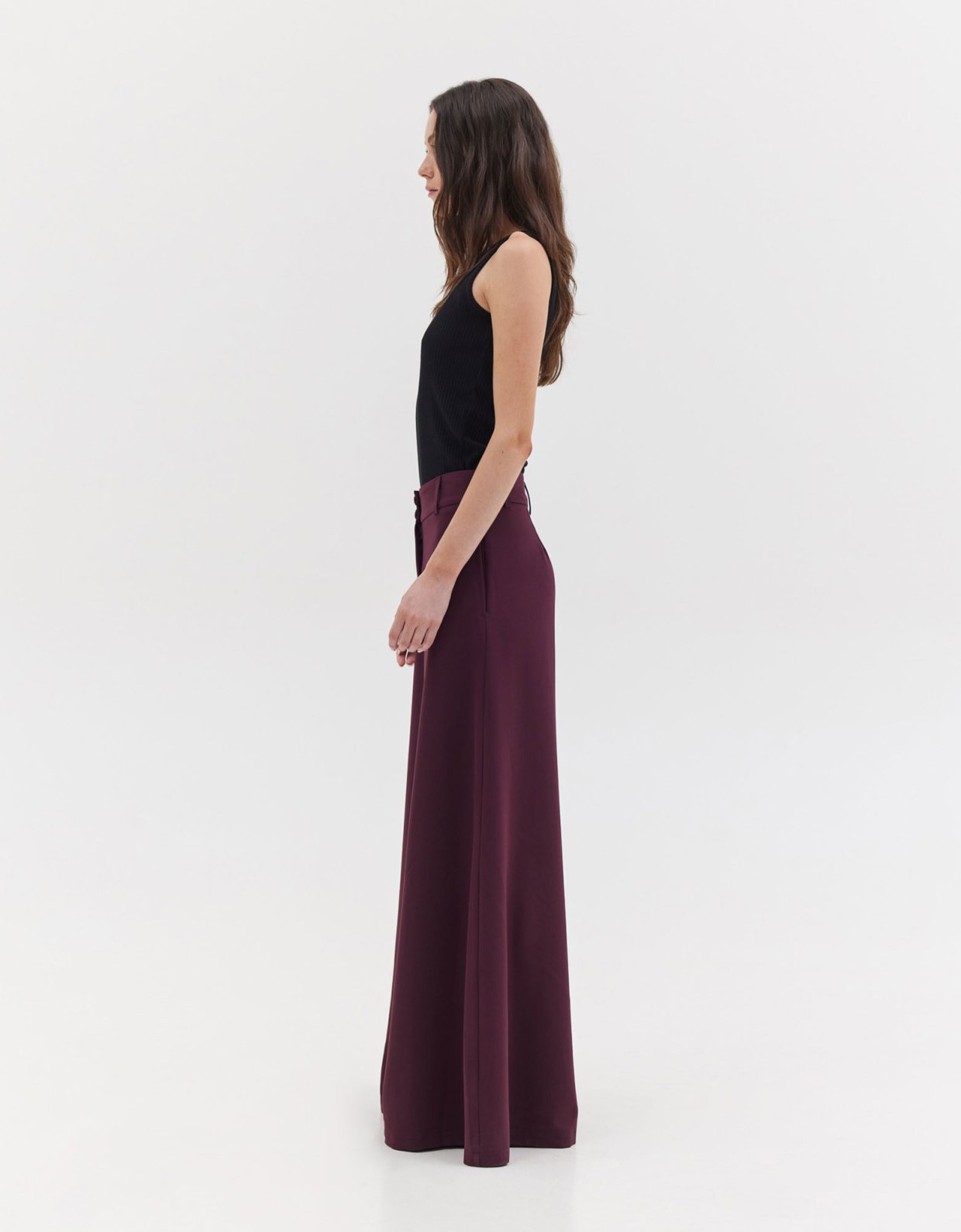 Sunset go Dione wide leg pants aubergine