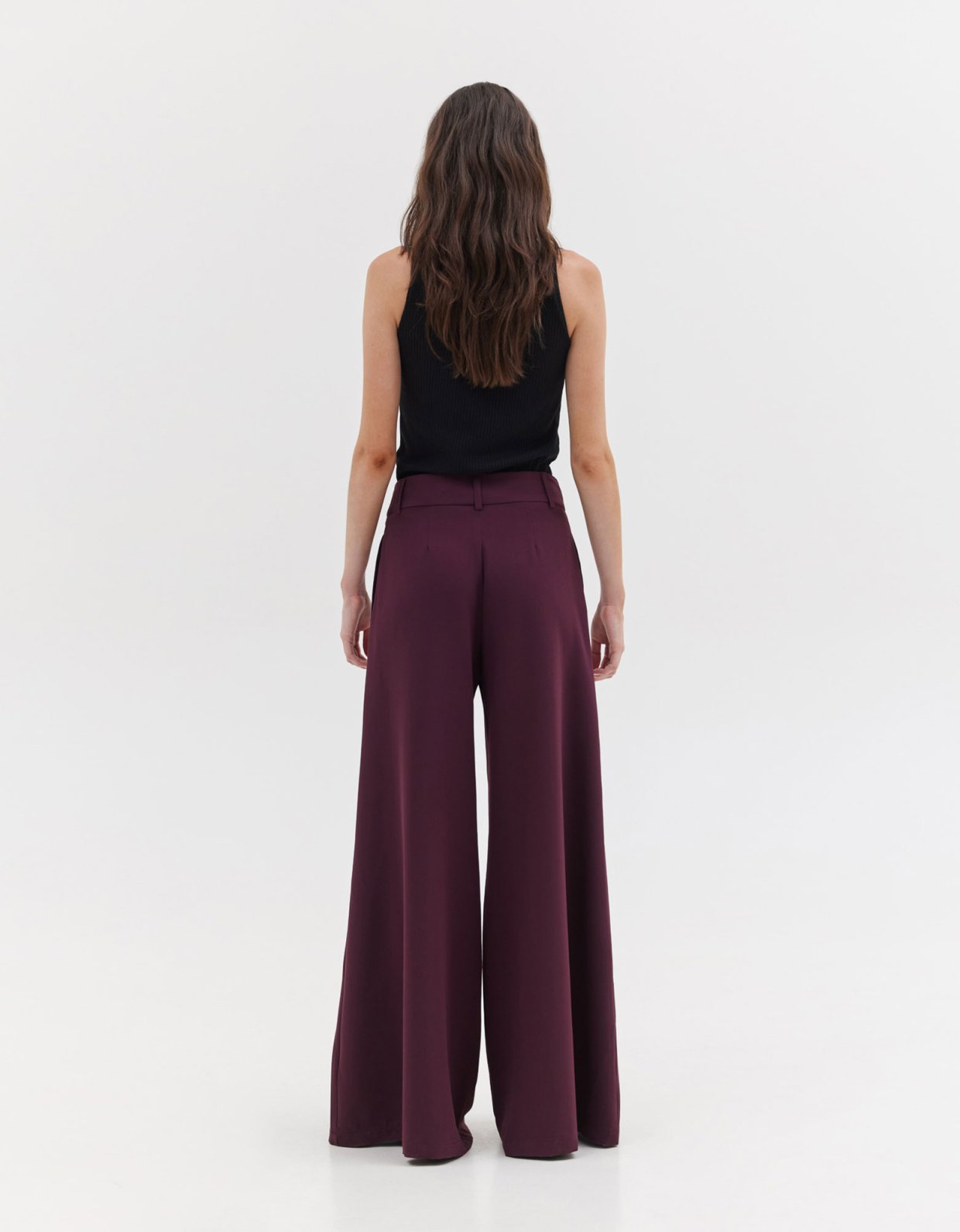 Sunset go Dione wide leg pants aubergine