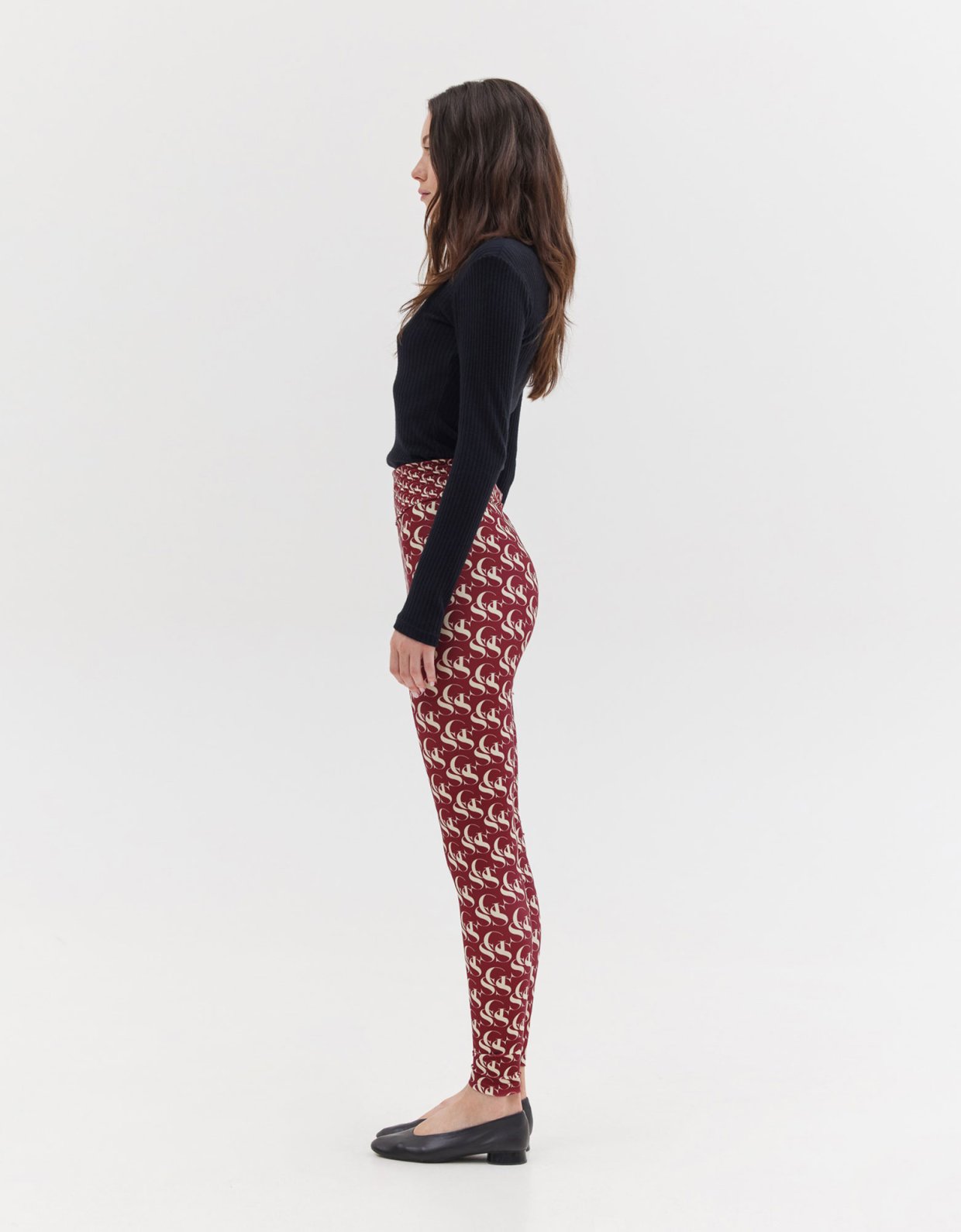 Sunset go Charrie leggings ssg burgundy