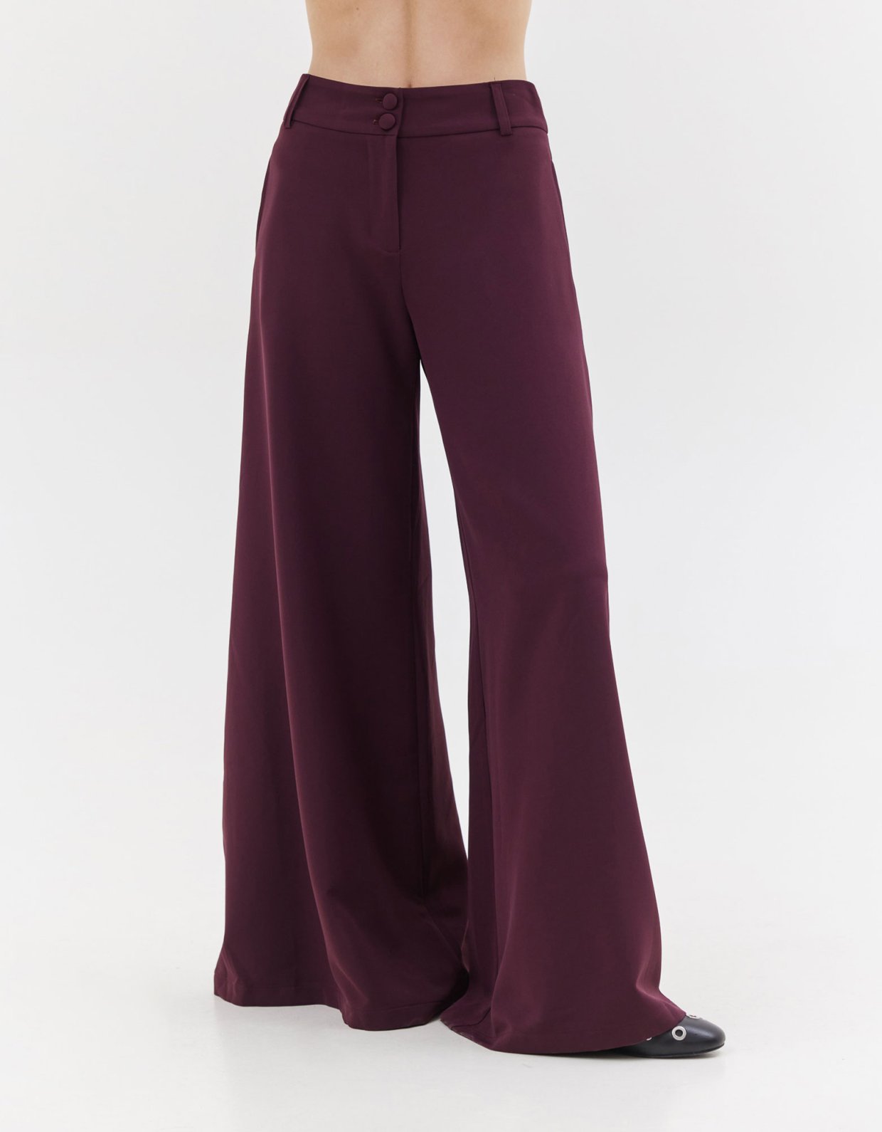 Sunset go Dione wide leg pants aubergine