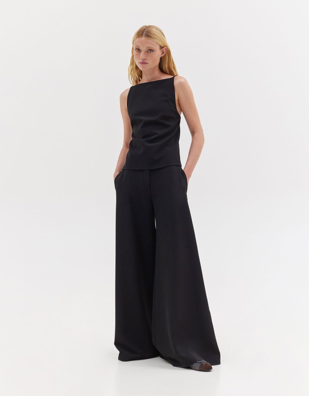 Sunset go Dione wide leg pants black