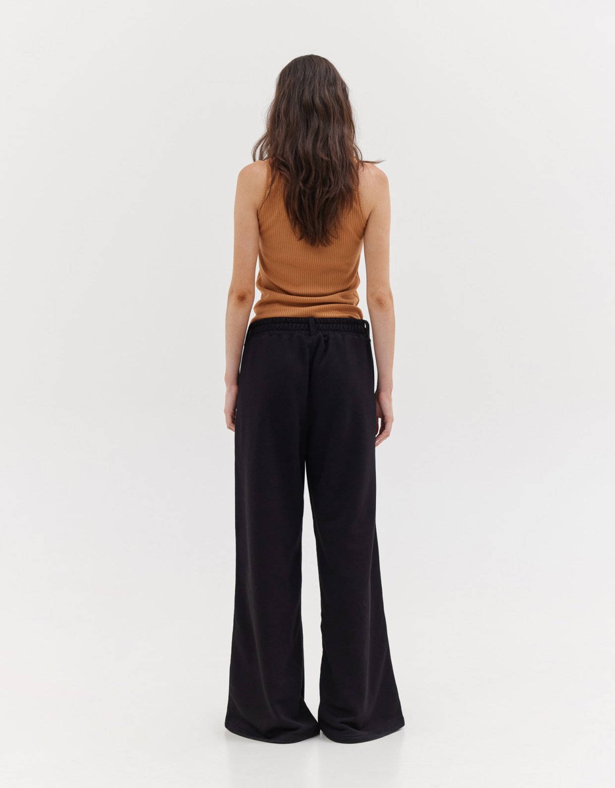 Sunset go Ivy wide track pants black