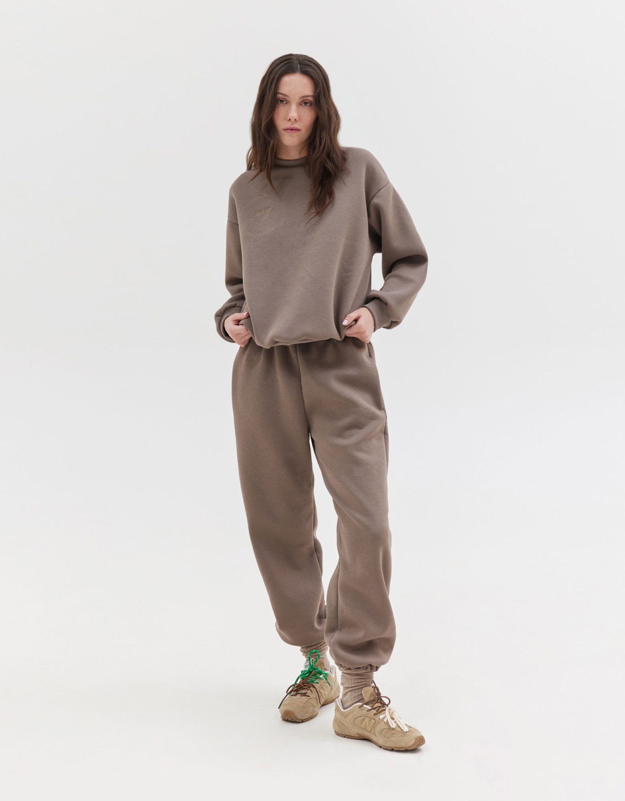 Sunset go Mabel sweatpants hazelnut