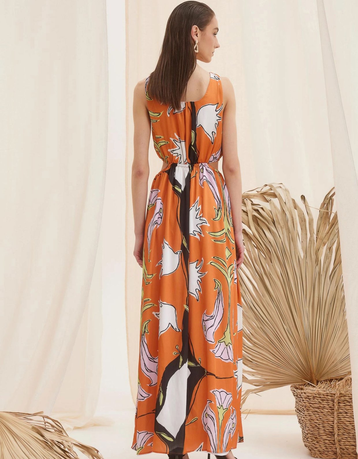 The Knl's Evadne lily print dress