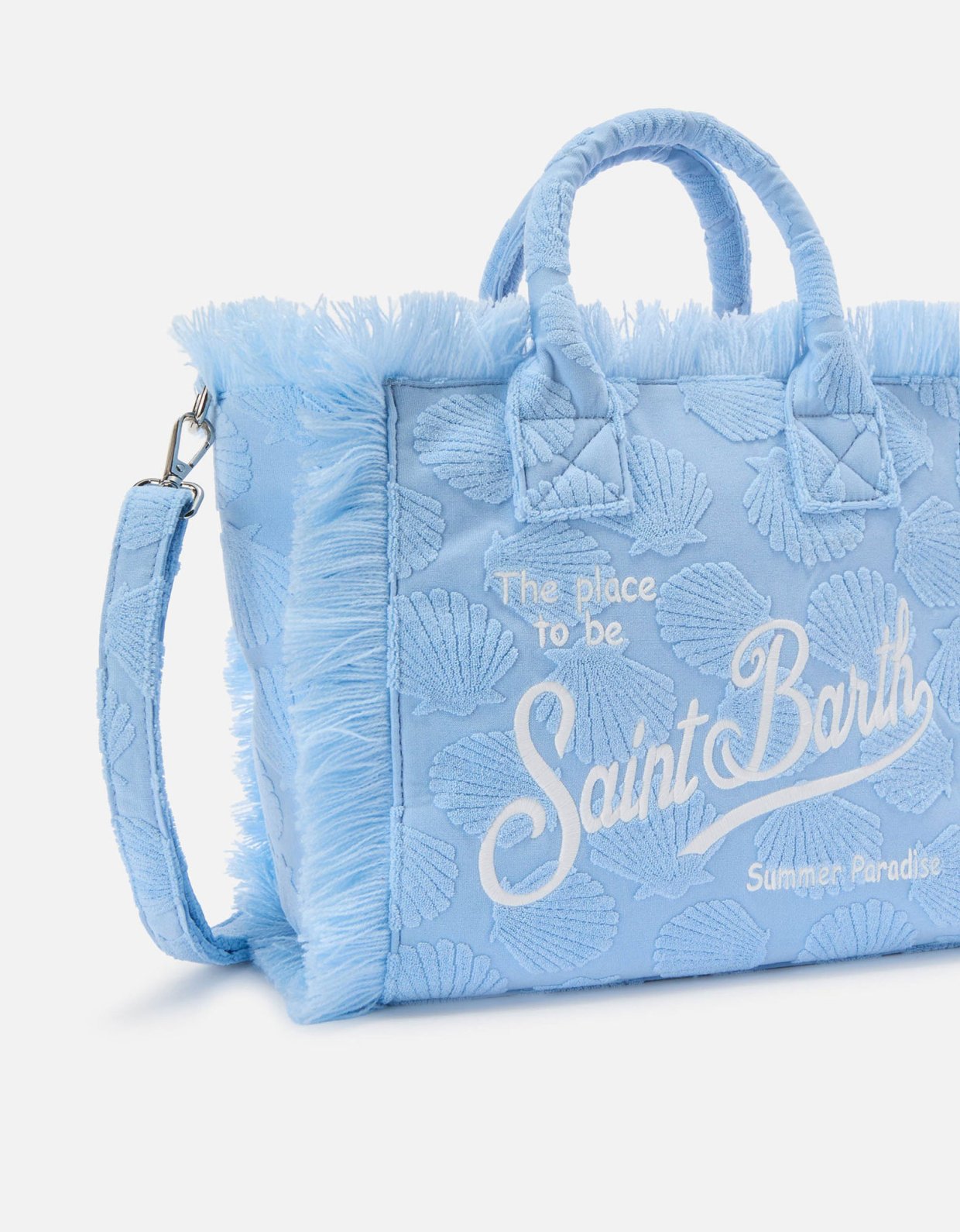 MC2 Saint Barth Terry effect Colette bag with raised shell detail