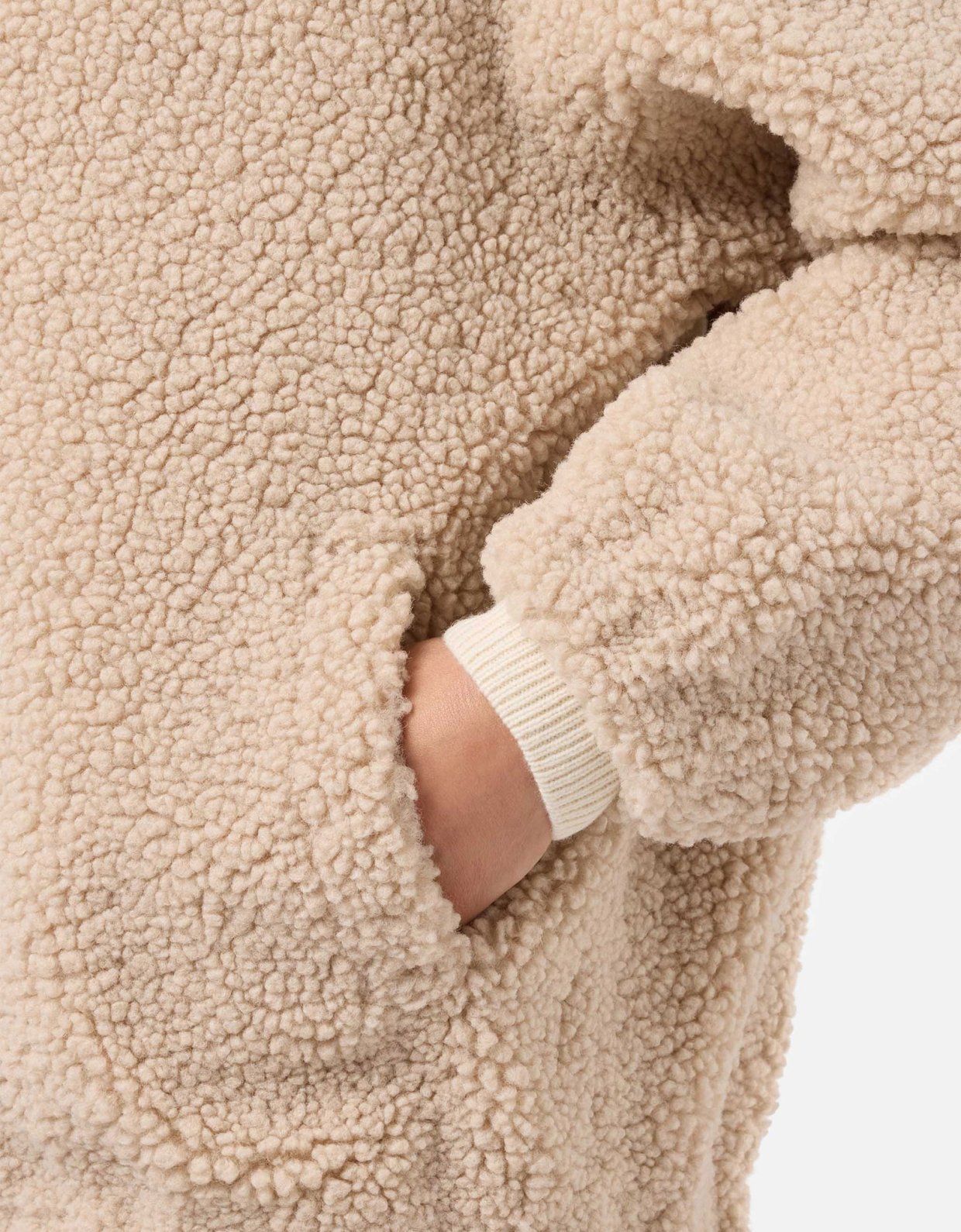 MC2 Saint Barth Jeanne teddy bomber with back patch