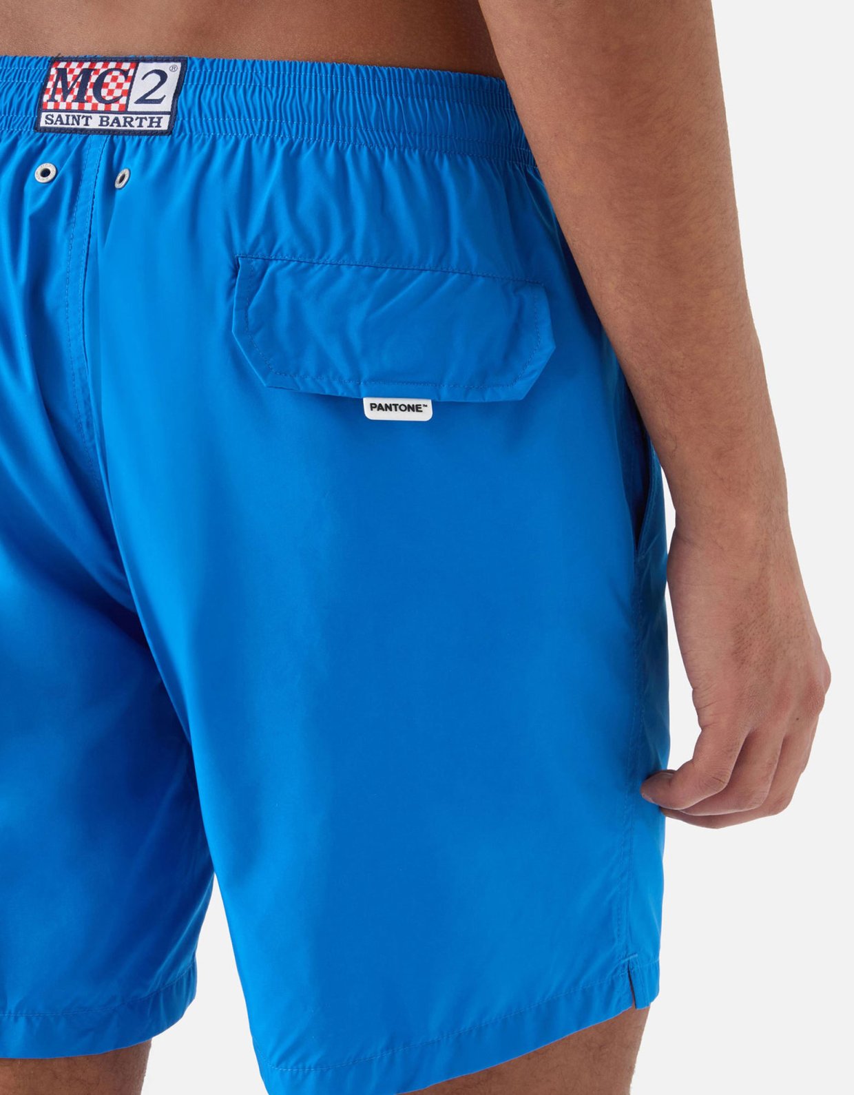 MC2 Saint Barth Lighting pantone swim shorts in solid bright blue