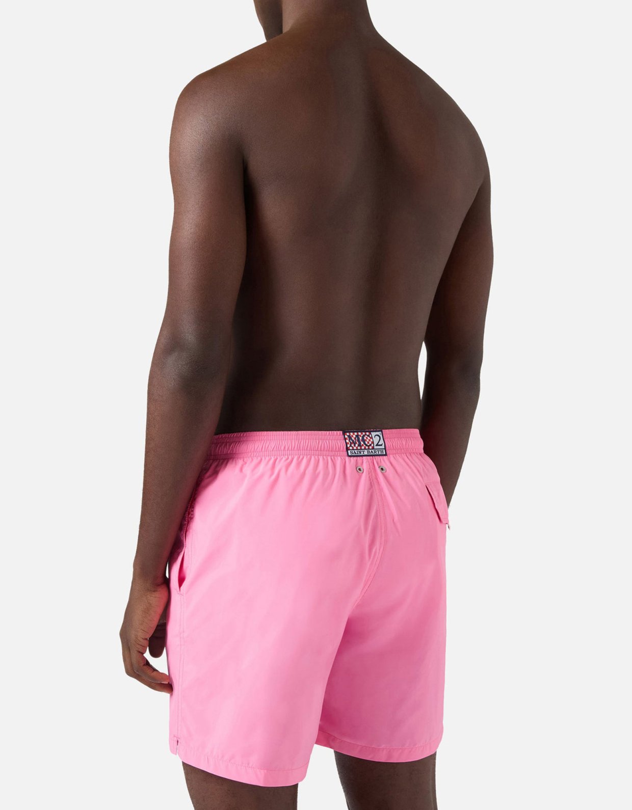 MC2 Saint Barth Lighting pantone swim shorts in solid pink